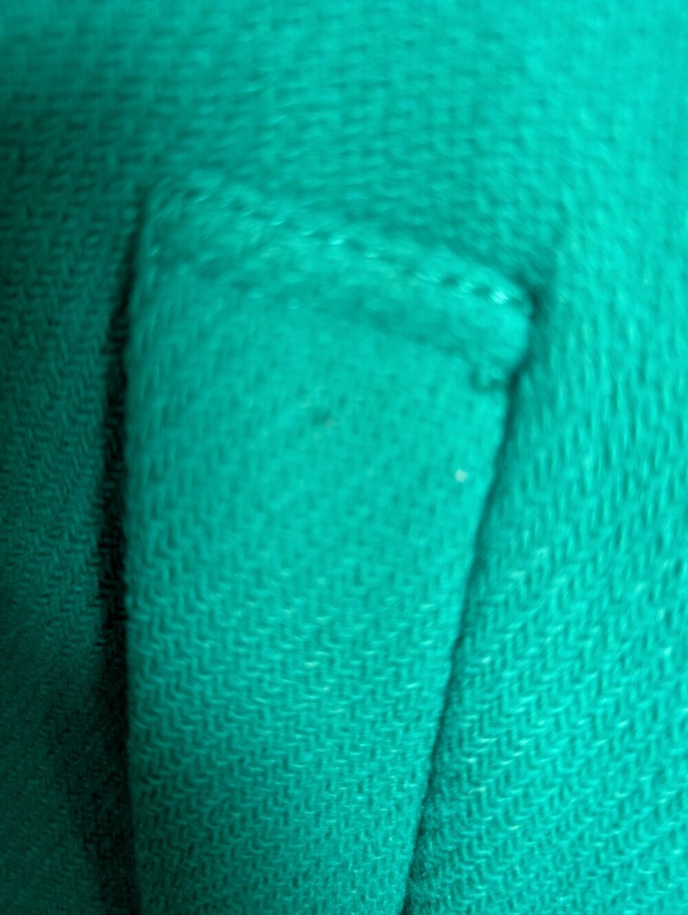 J. Crew Majesty Peacoat Jacket Stadium Cloth Wool Green ASO New Girl Size 2 - Picture 5 of 9